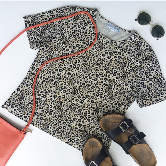 leopard print dressy tops